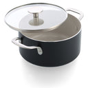 KitchenAid Olla Aluminio Negra Mate ø 20 cm / 3,1 litros - revestimiento antiadherente cerámico