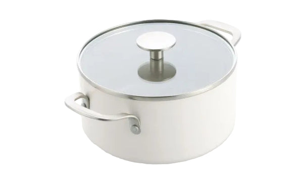 KitchenAid Olla Aluminio White Milkshake ø 20 cm / 3,1 litros - revestimiento antiadherente cerámico