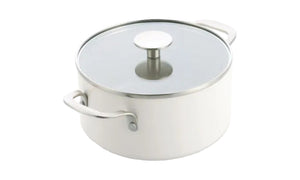 KitchenAid Kookpan Aluminium White Milkshake ø 24 cm / 4.9 Liter