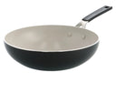 KitchenAid Wok Aluminio Negro Mate ø 28 cm / 3,7 litros - revestimiento antiadherente cerámico