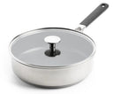 KitchenAid Salteadora con tapa Classic Acero Inoxidable ø 26 cm / 3,6 litros - revestimiento antiadherente cerámico