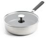 KitchenAid Hapjespan / Sauteerpan met deksel Classic RVS ø 26 cm / 3.6 Liter