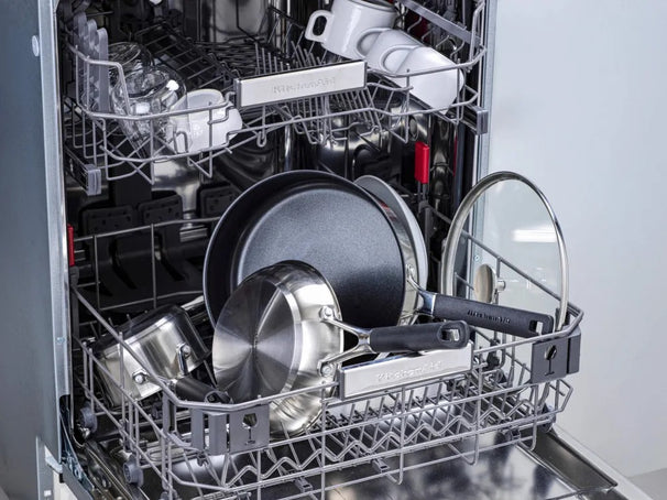 KitchenAid Sartén Classic Acero Inoxidable ø 24 cm - revestimiento antiadherente cerámico