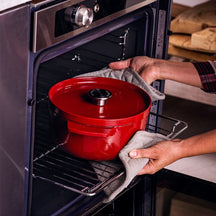 KitchenAid Braadpan Gietijzer Empire Red ø 26 cm / 5.2 Liter - sfeerbeeld 1