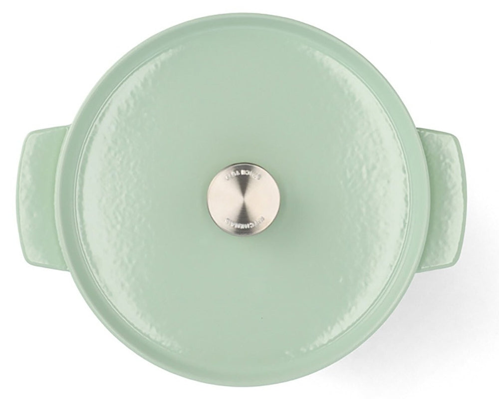 KitchenAid Braadpan Gietijzer Pistachio ø 26 cm / 5.2 Liter - bovenaanzicht