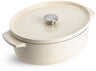 KitchenAid Braadpan Ovaal Gietijzer Cream 30 cm / 5.6 Liter