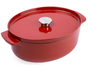 KitchenAid Braadpan Ovaal Gietijzer Empire Red 30 cm / 5.6 Liter