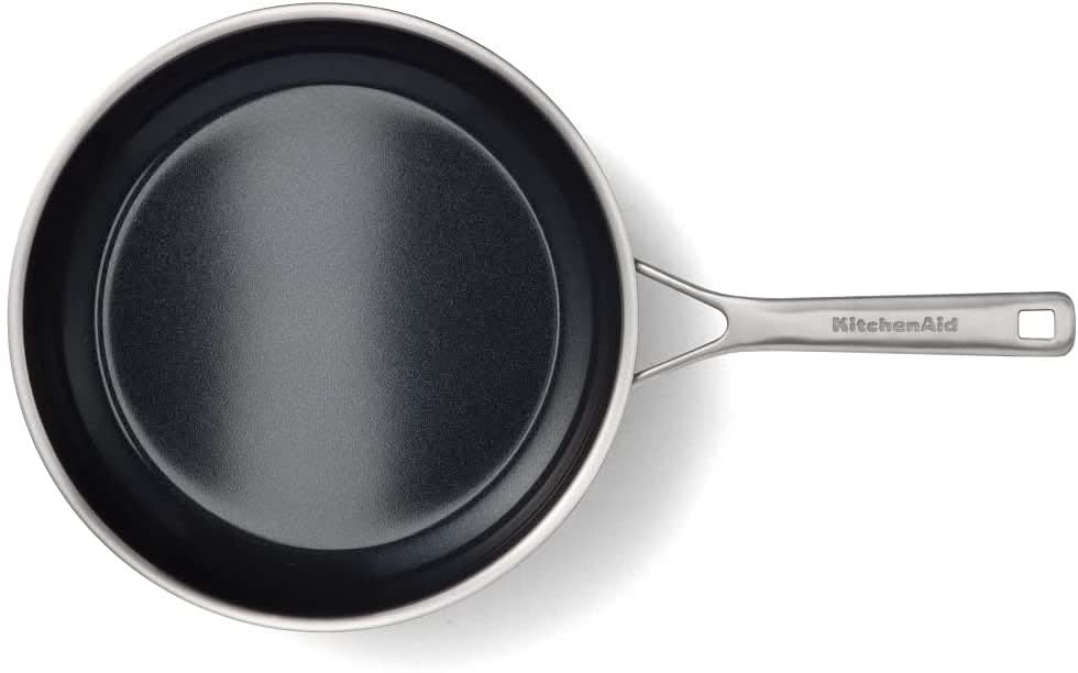 KitchenAid Koekenpan Multi-Ply RVS ø 28 cm - bovenaanzicht