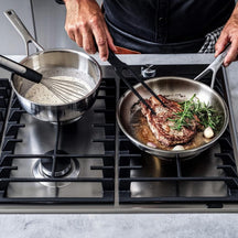 KitchenAid Koekenpan Tri-Ply RVS ø 20 cm - sfeerbeeld 2