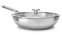 KitchenAid Wok con tapa Tri-Ply Acero Inoxidable ø 28 cm / 3,6 litros - sin revestimiento antiadherente