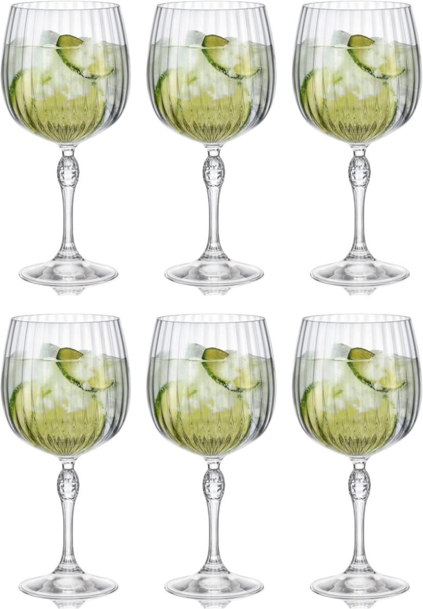 Bormioli Rocco Vasos para Gin Tonic America 20's - 740 ml - 6 unidades