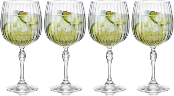 Bormioli Rocco Vasos para Gin Tonic America 20's - 740 ml - 4 unidades
