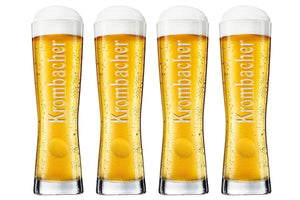 Krombacher vasos de cerveza Star Cup 250 ml - 4 piezas