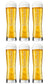 Krombacher vasos de cerveza Star Cup 250 ml - 6 piezas
