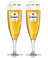 Krombacher vasos de cerveza con pie 300 ml - 2 unidades