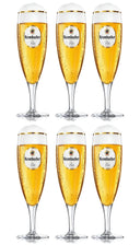Krombacher vasos de cerveza en pie 300 ml - 6 piezas