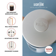 La Cafetière Cafetera Pisa Latte 350 ml / 3 tazas
