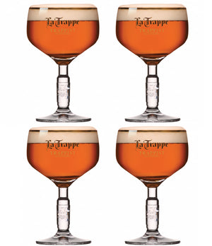 La Trappe Vasos de cerveza 250 ml - 4 unidades