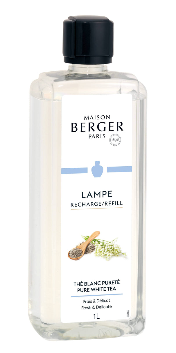 Recarga Maison Berger - para quemador de fragancia - Té Blanco Puro - 1 Litro