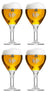 Vasos de cerveza Leffe 250 ml - 4 piezas