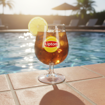Lipton Ice Tea Vasos Bol - Transparente - 250 ml - 6 unidades