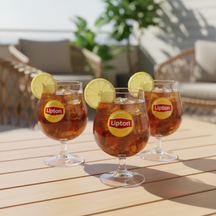 Lipton Ice Tea Vasos Bol - Transparente - 250 ml - 6 unidades