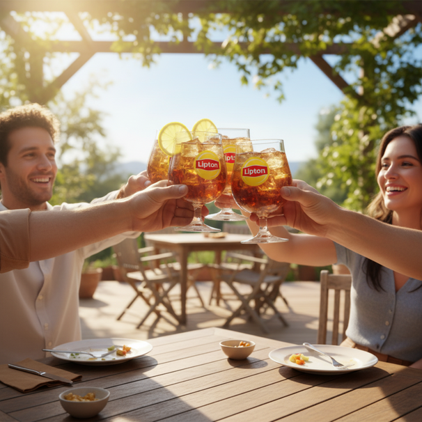 Lipton Ice Tea Vasos Bol - Transparente - 250 ml - 6 unidades