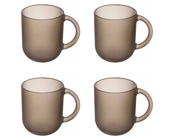Luminarc Vasos de Café / Té con Asa Moka Delice Avellana - 250 ml - 4 piezas