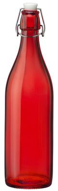 Bormioli Rocco Botella con cierre / Botella Weck Giara - Rojo - 1 litro