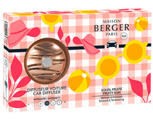 Maison Berger Autoparfum / Autodiffuser Estivale Blissful - Fruity Sun - con recarga