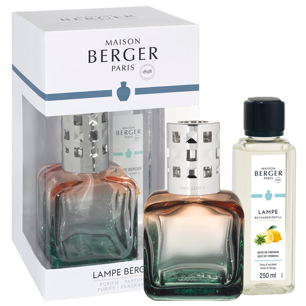 Maison Berger Giftset - Difusor - Glaçon Pêche/Verte - Zest of Verbena