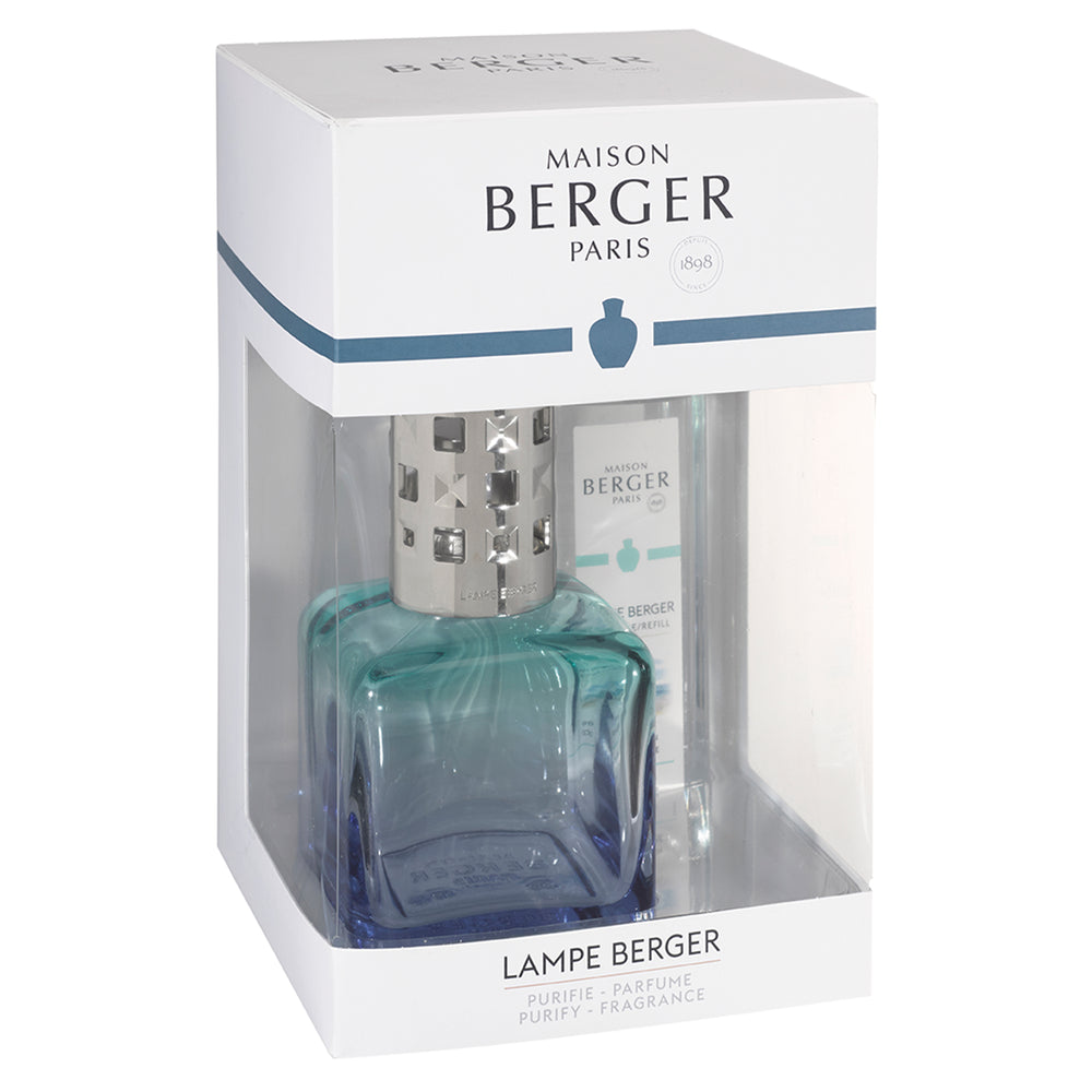 Maison Berger Giftset - quemador de fragancia - Glaçon Turquoise/Bleue - Ocean Breeze