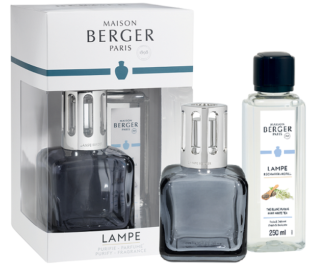 Set de regalo Maison Berger - Quemador de aroma Glaçon - Gris - 250 ml