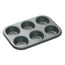 Molde para muffins MasterClass - 6 muffins - 27 x 18 cm