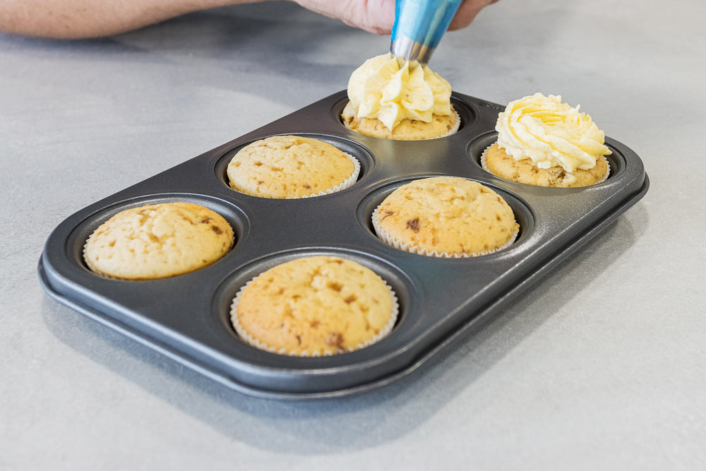 Molde para muffins MasterClass - 6 muffins - 27 x 18 cm