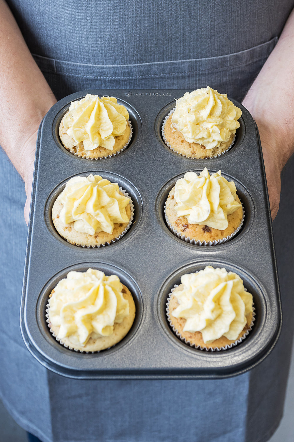 Molde para muffins MasterClass - 6 muffins - 27 x 18 cm