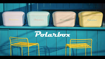 Nevera Polarbox con correa para el hombro - Azul marino Mostaza - 12 litros