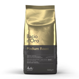 Melitta Granos de Café / Granos de Espresso Bacio d'Oro - Tostado Medio - 1 Kg