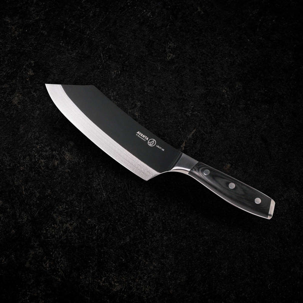 Messermeister Cuchillo para barbacoa Avanta 20 cm - Hoja de titanio negra
