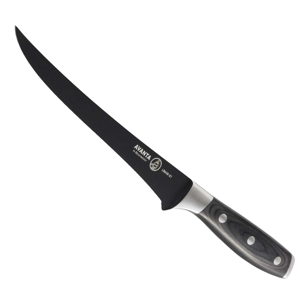 Messermeister Fileermes Avanta BBQ 18 cm - Zwart Titanium Lemmet