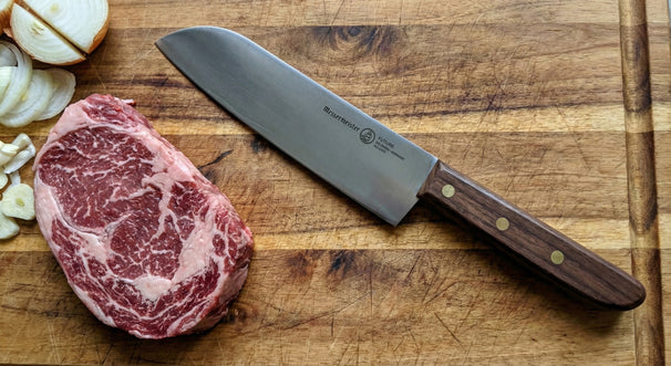 Messermeister Cuchillo santoku Future Madera de Nogal 16,5 cm