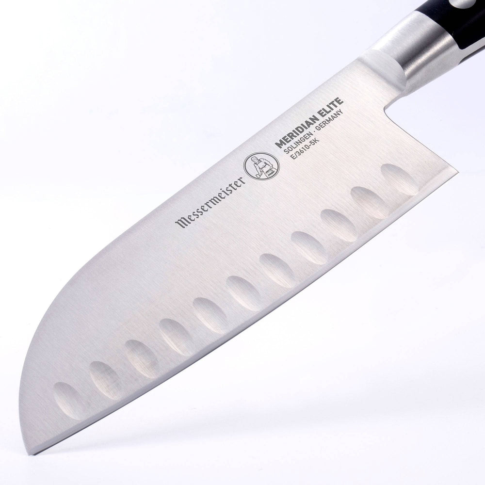 Messermeister Santokumes met Kuiltjes Meridian Elite 13 cm - detail 1
