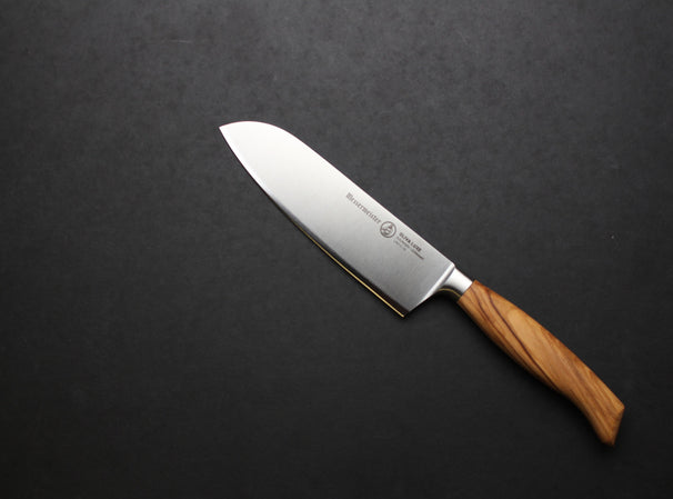 Messermeister Cuchillo santoku Oliva Luxe Madera de Olivo 16,5 cm