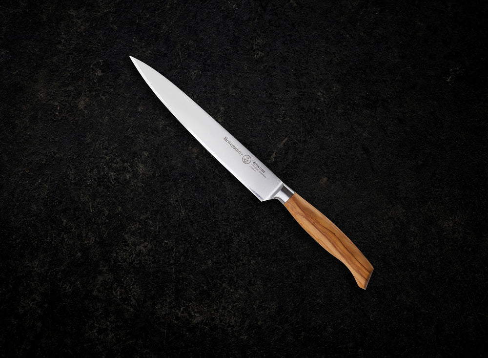 Messermeister Vleesmes Oliva Luxe Olijfhout 20 cm - sfeerbeeld 1