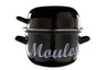 Olla para mejillones Cosy & Trendy - Esmalte - Negro - ø 18 cm / 2.8 litros - capa antiadherente esmaltada