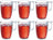 Tazas de té Luminarc Central 320 ml - resistentes al calor - 6 unidades