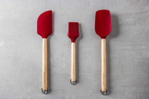 Set de espátulas Core Rojo Emperador Madera de abedul 3 piezas