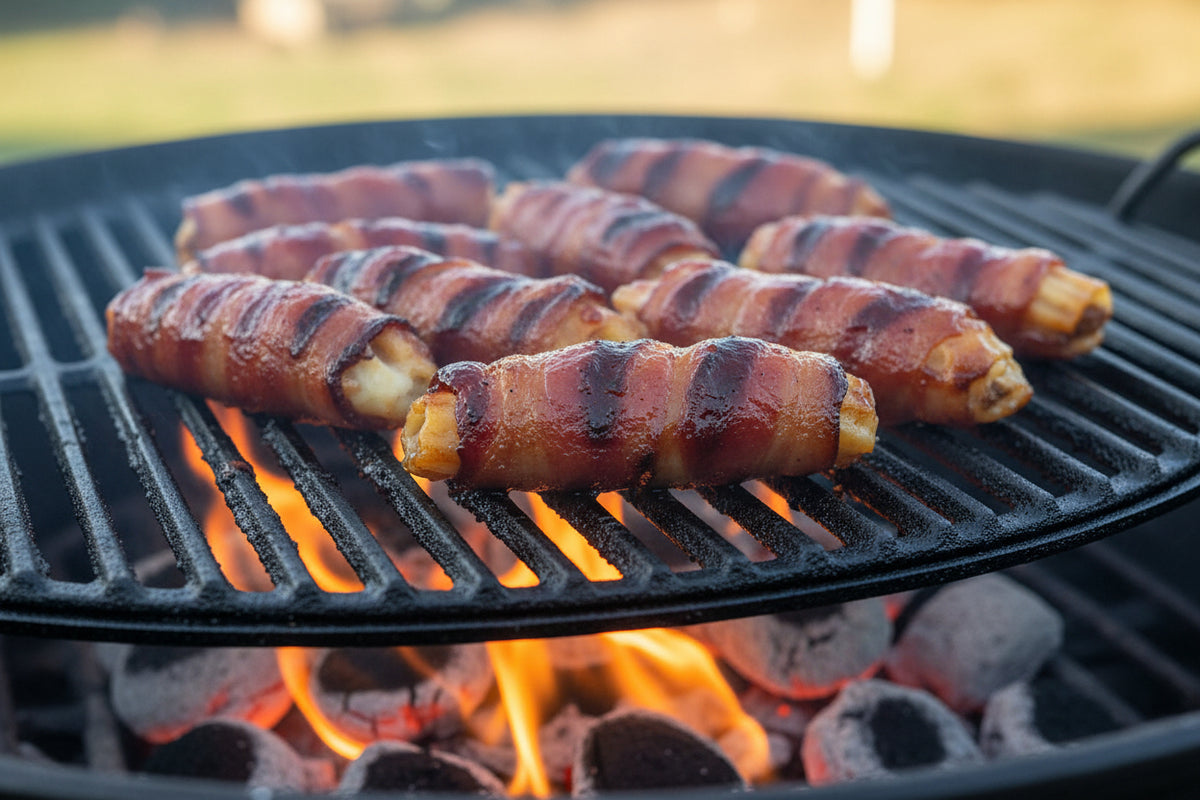 Perfecto como snack en una fiesta BBQ, como aperitivo o simplemente como un plato contundente para los auténticos amantes de la parrilla.