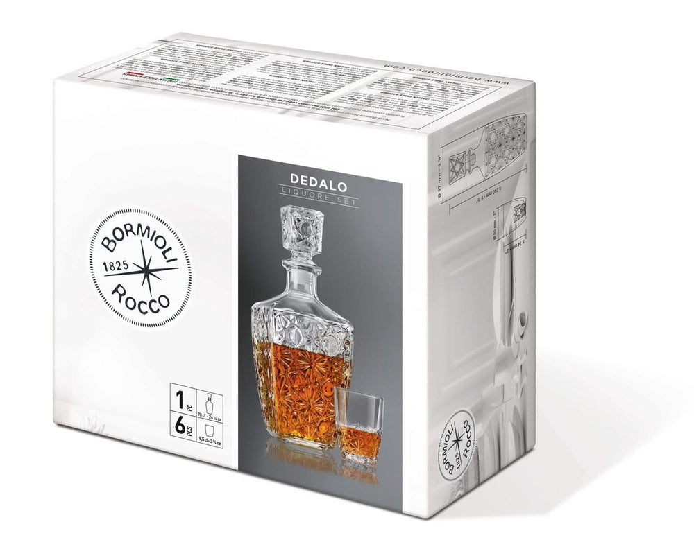 Set de whisky Bormioli Rocco Dedalo - Set de 7 piezas