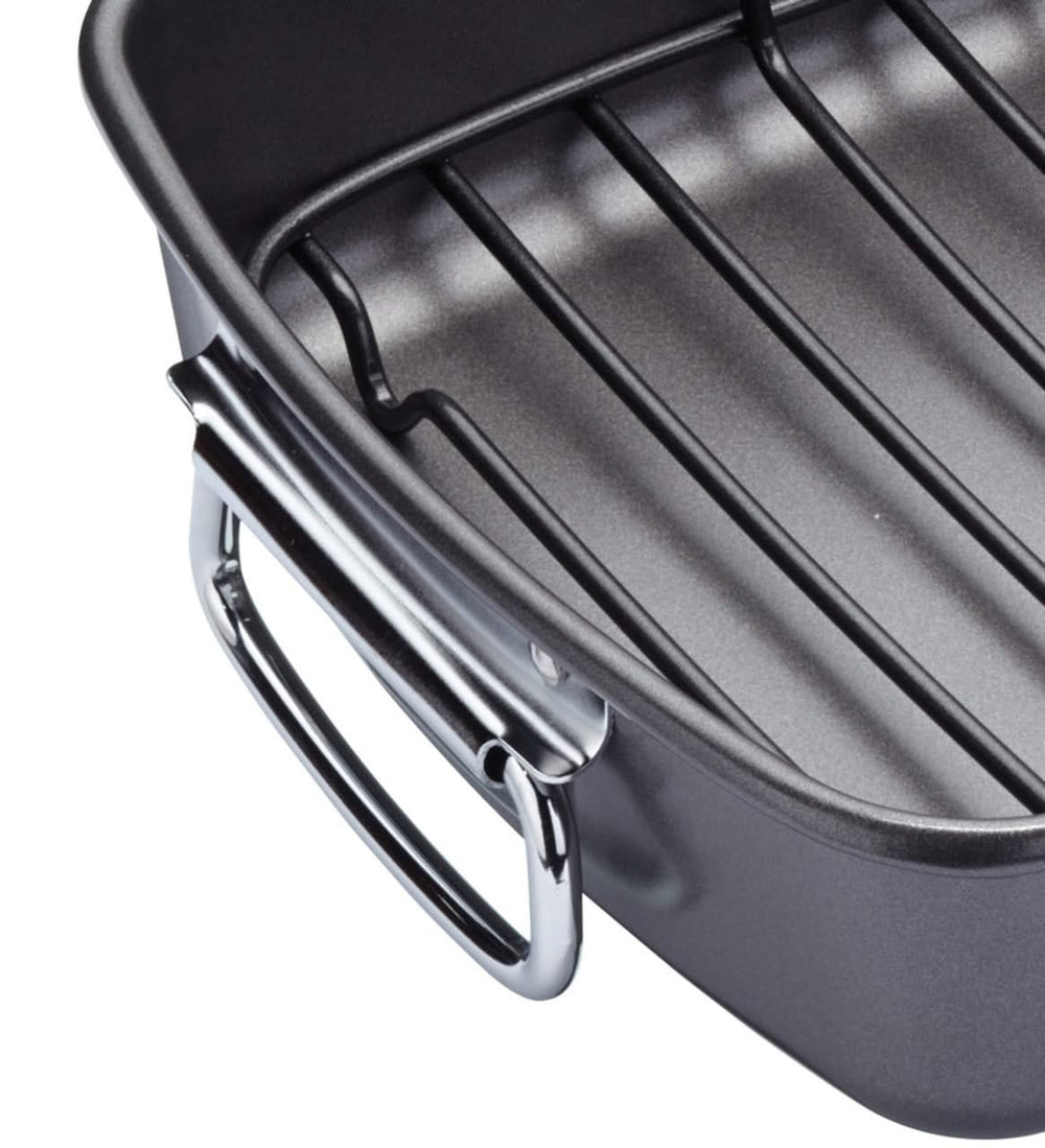 MasterClass bandeja de asar con rejilla - 40 x 28 cm - estándar antiadherente